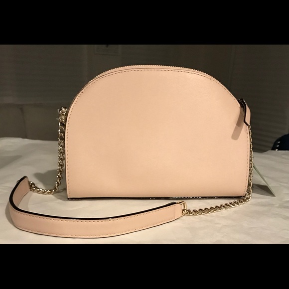 ✨SOLD!!!✨♠️Kate Spade NWT! Blush Leather Chain Bag - Picture 3 of 9